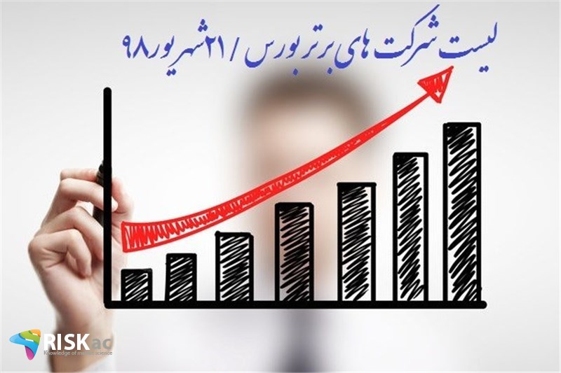 لیست شرکت های برتر بورس / 21شهریور98