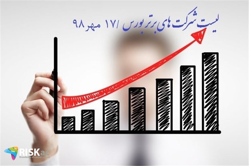 لیست شرکت های برتر بورس /17مهر98