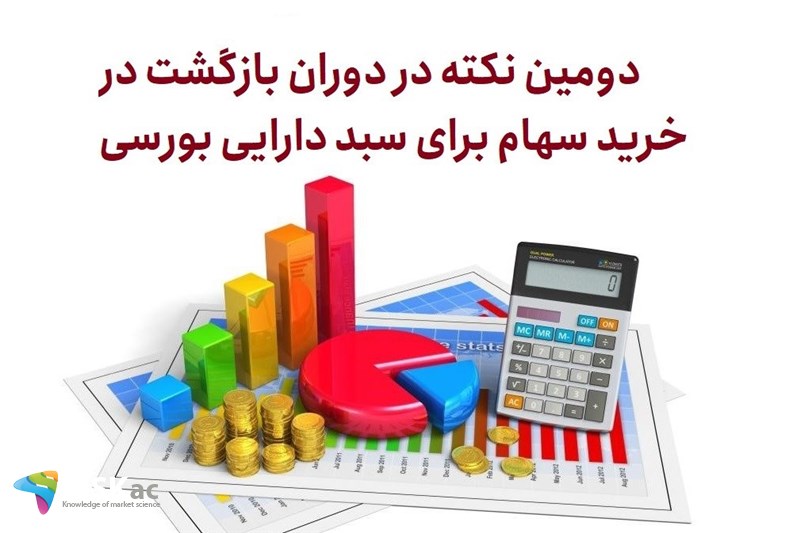 دومین نکته در دوران بازگشت در خرید سهام برای سبد دارایی بورسی