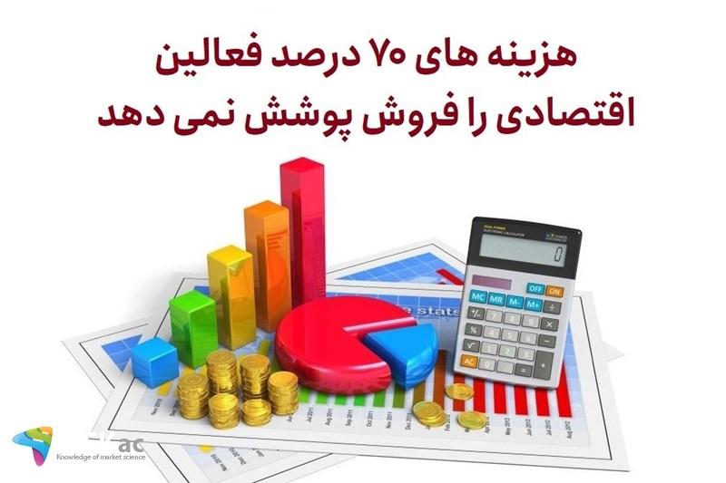هزینه های 70 درصد فعالین اقتصادی را فروش پوشش نمی دهد