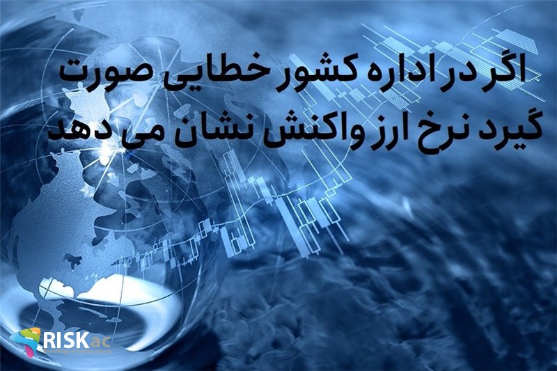 در کشوری اگر در اداره کشور خطایی صورت گیرد نرخ ارز واکنش نشان می دهد
