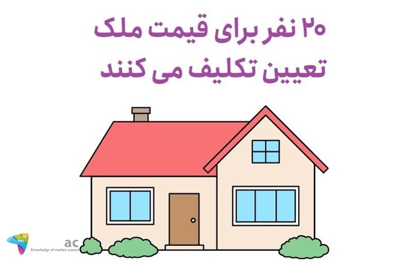20 نفر برای قیمت ملک تعیین تکلیف می کنند
