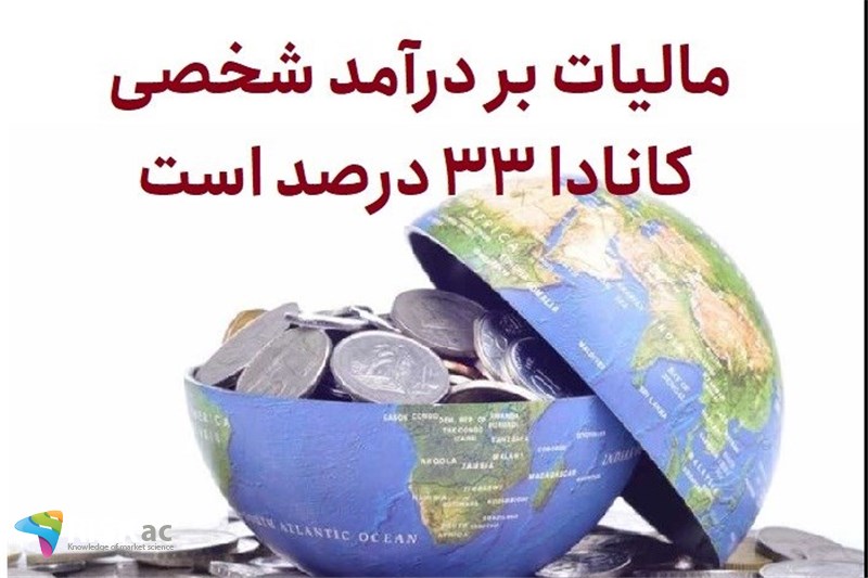 مالیات بر درآمد شخصی کانادا 33 درصد است