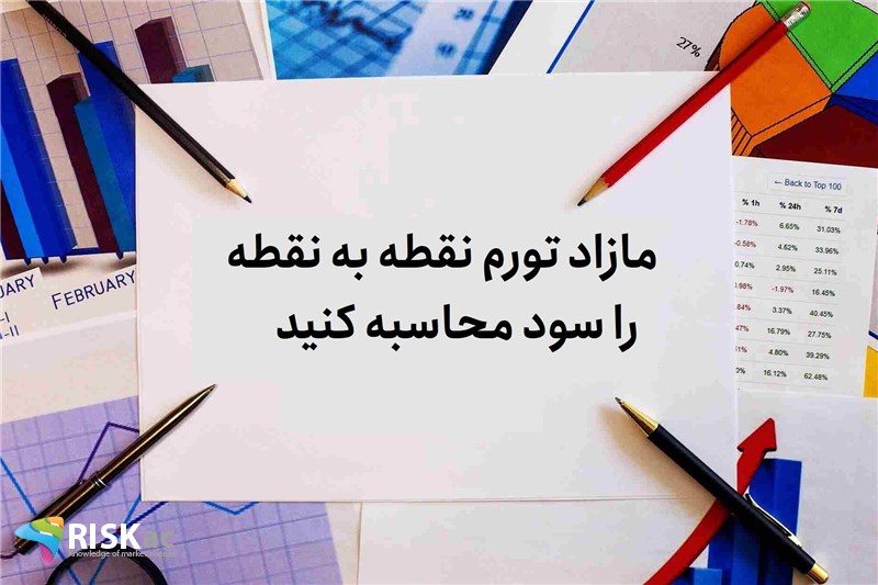 مازاد تورم نقطه به نقطه را سود محاسبه کنید