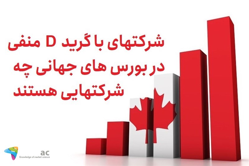شرکتهای با گرید D منفی در بورس های جهانی چه شرکتهایی هستند