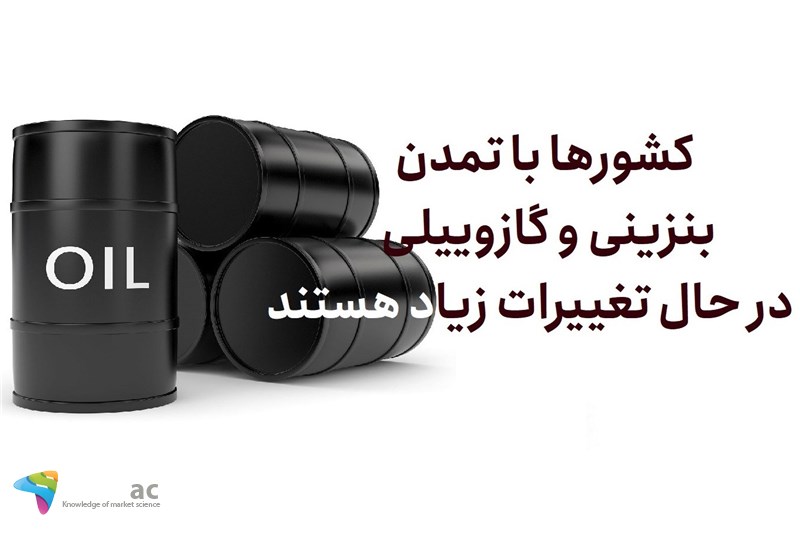 کشورها با تمدن بنزینی و گازوییلی در حال تغییرات زیاد هستند