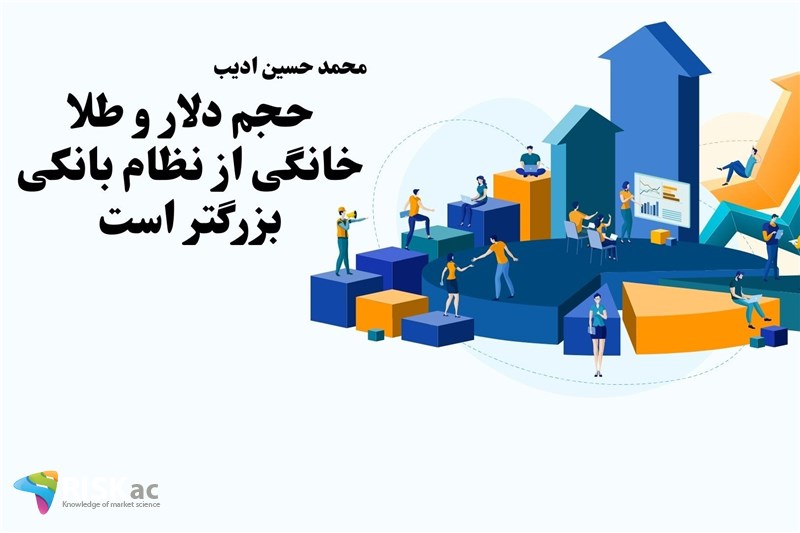 حجم دلار و طلا خانگی از نظام بانکی بزرگتر است