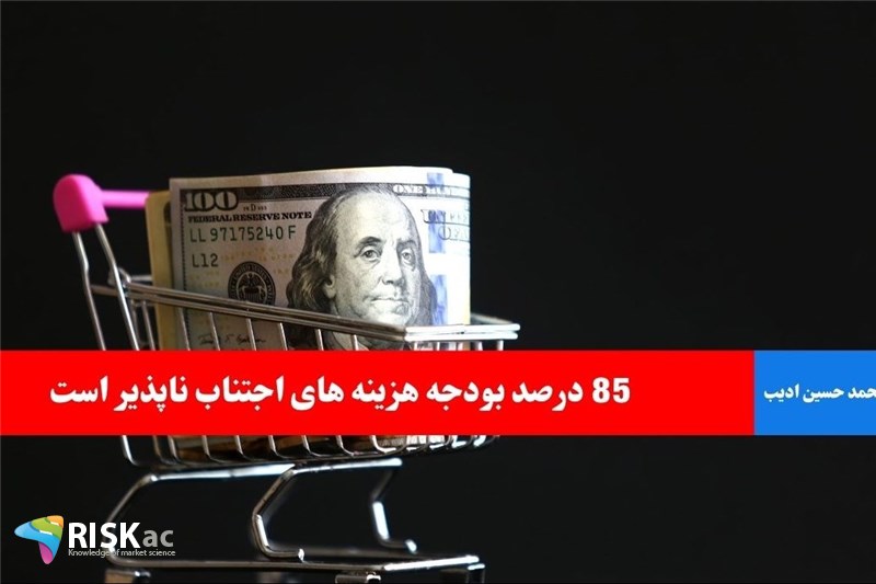 85 درصد بودجه هزینه های اجتناب ناپذیر است