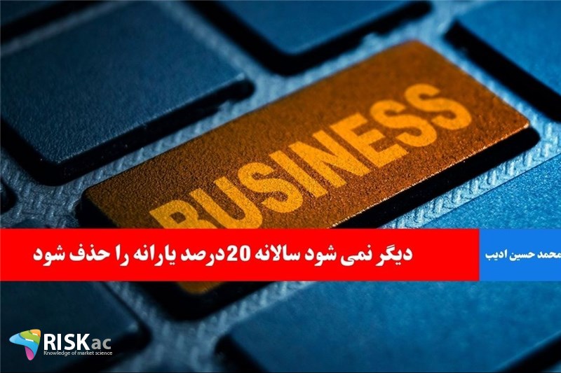 دیگر نمی شود سالانه 20درصد یارانه را حذف شود