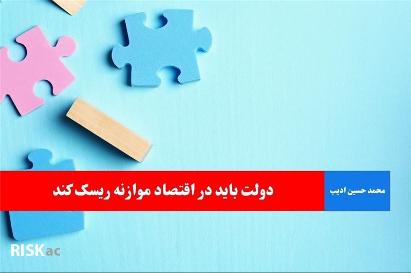 دولت باید در اقتصاد موازنه ریسک کند