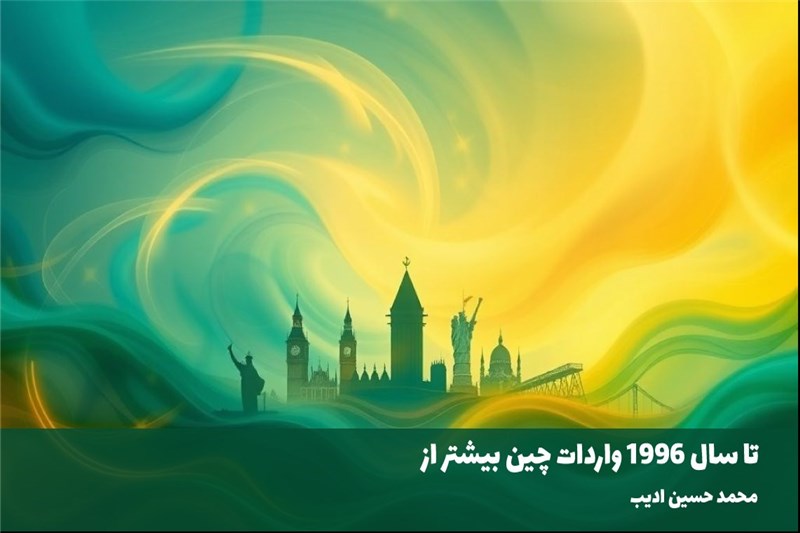 تا سال 1996 واردات چین بیشتر از صادراتش بود