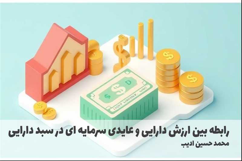 رابطه بین ارزش دارایی و عایدی سرمایه ای در سبد دارایی