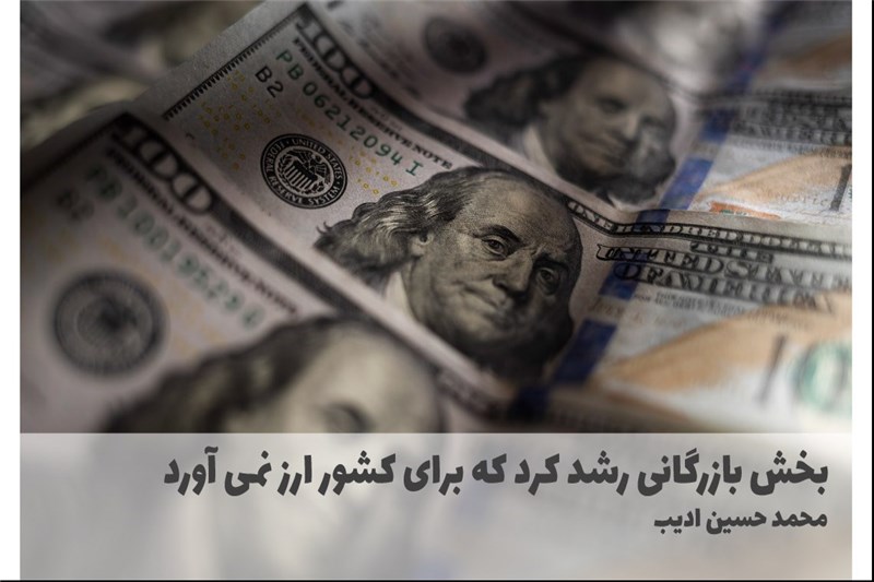 بخش بازرگانی رشد کرد که برای کشور ارز نمی اورد