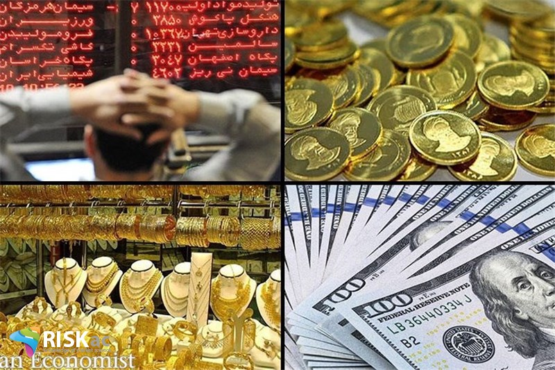 مقایسه رشد سکه، اوراق و ... نسبت به یک سال گذشته
