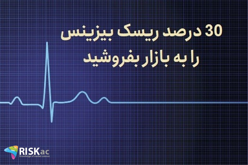 30 درصد ریسک بیزینس را به بازار بفروشید