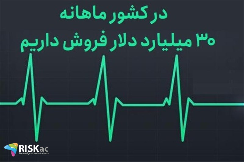 در کشور ماهانه 30 میلیارد دلار فروش داریم