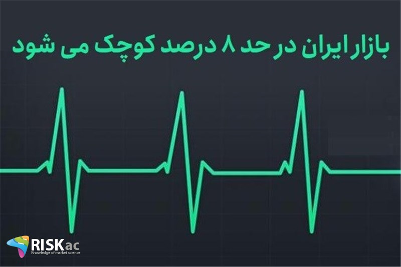 بازار ایران در حد 8 درصد کوچک می شود