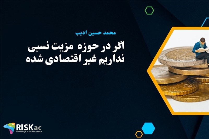 اگر در حوزه مزیت نسبی نداریم غیر اقتصادی شده