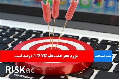 تورم بجز هفت قلم کالا 1/2 درصد است