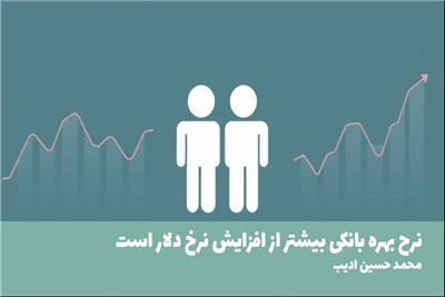 نرح بهره بانکی بیشتر از افزایش نرخ دلار است