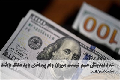 عدد نقدینگی مهم نیست میزان وام پرداختی باید ملاک باشد